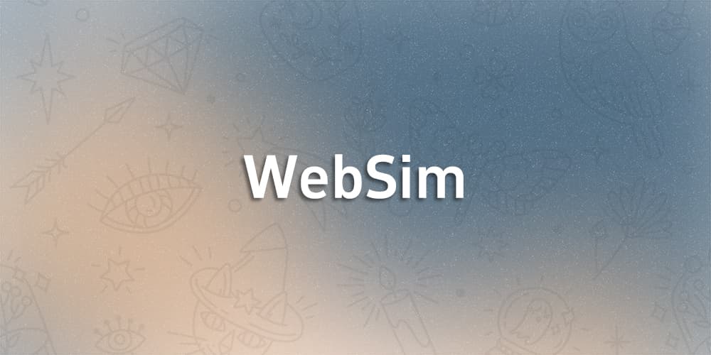 WebSim.ai – Ai帮你构建在线网页应用-超应用