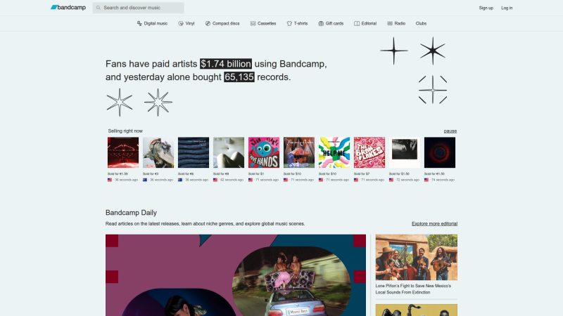 Bandcamp – 独立音乐人直售与作品发现社区 - 超应用-超应用