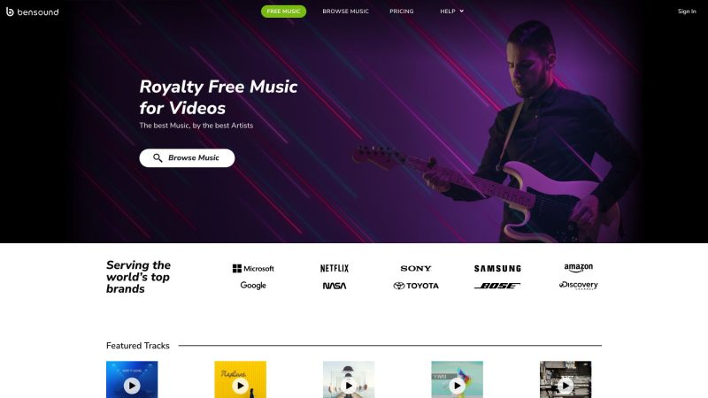 Bensound - 免版税音乐素材库-超应用