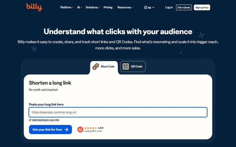 Bitly – 短链接与动态二维码的一站式工具 - 超应用-超应用
