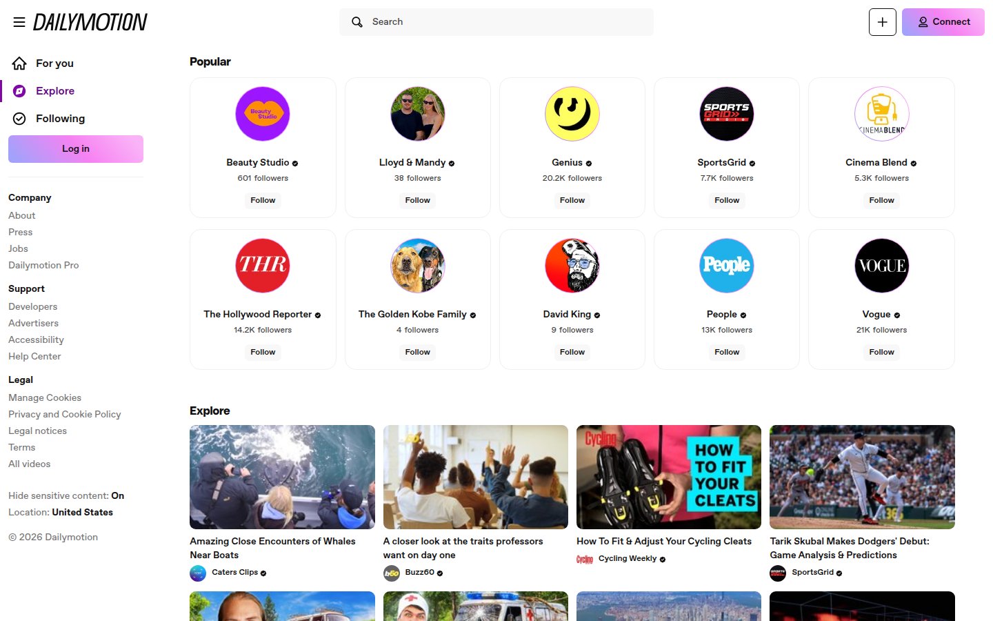 Dailymotion – 全球社交视频分享社区