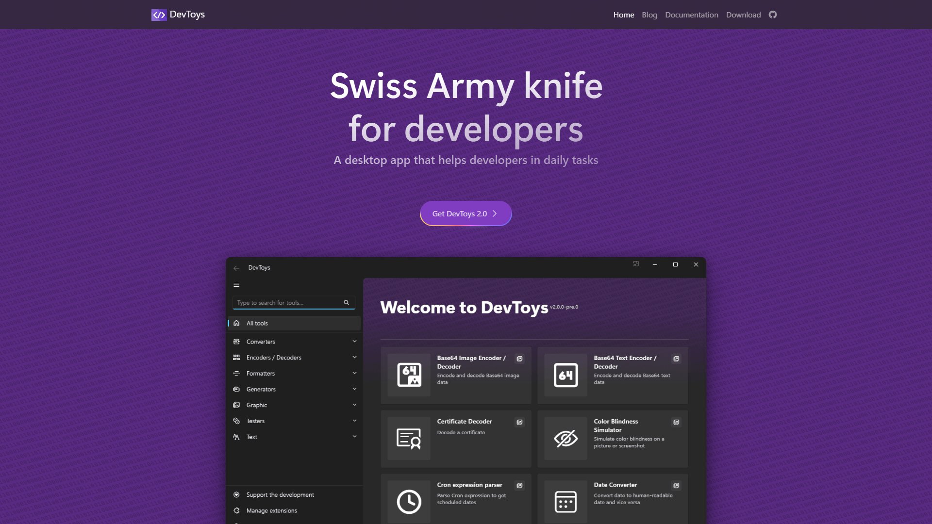 DevToys – 开发者的离线小工具箱客户端