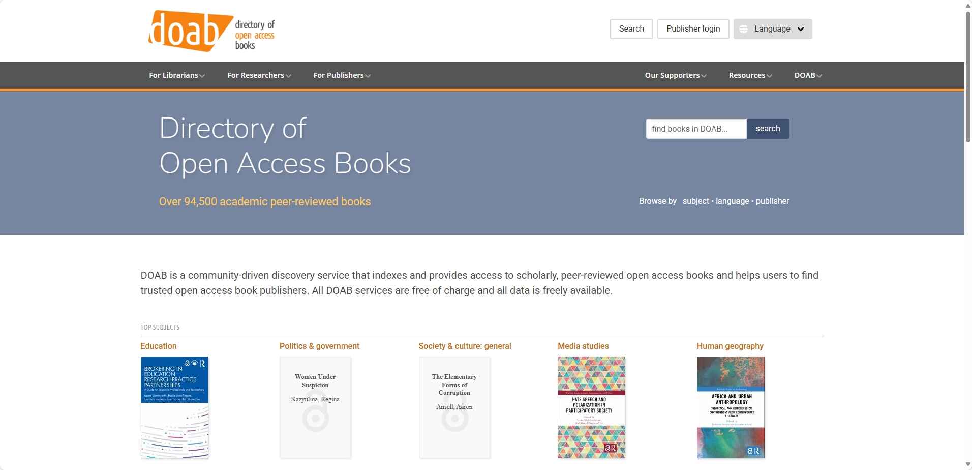 Doabooks