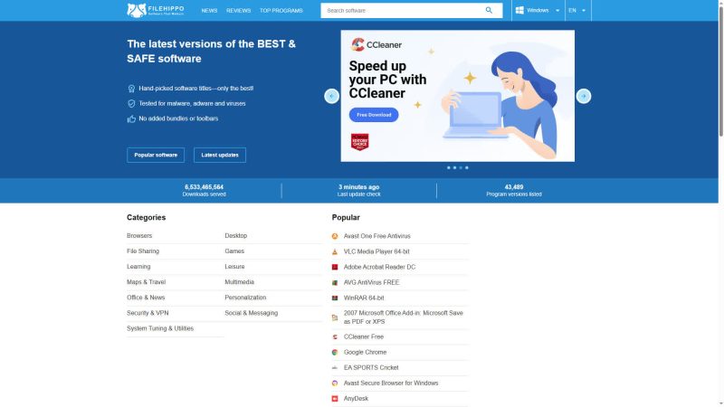 FileHippo - 安全可靠的 Windows 软件下载站 - 超应用-超应用