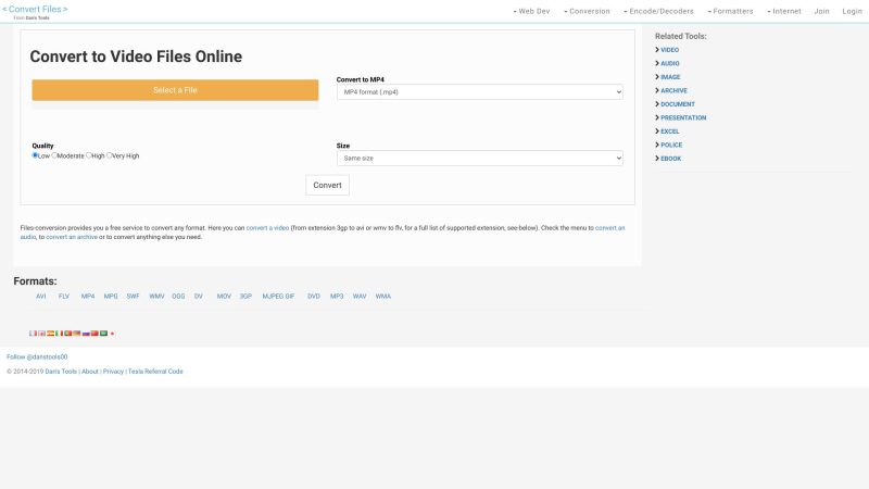 Files-Conversion - 免费在线文件格式转换器-超应用