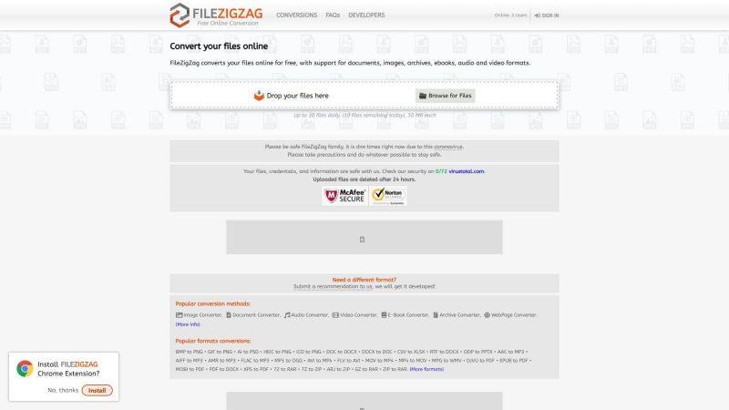 FileZigZag – 免费在线文件格式转换工具 - 超应用-超应用