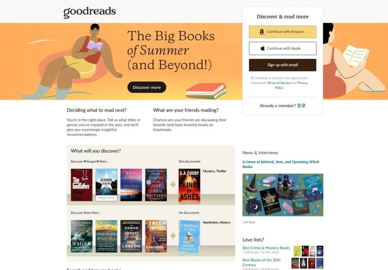 Goodreads – 全球读者社区与书评发现 - 超应用-超应用