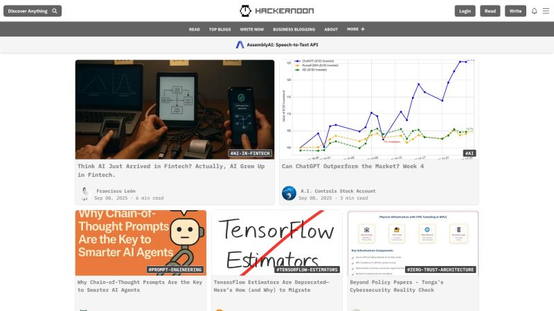 Hacker Noon - 技术开发者的故事分享平台-超应用