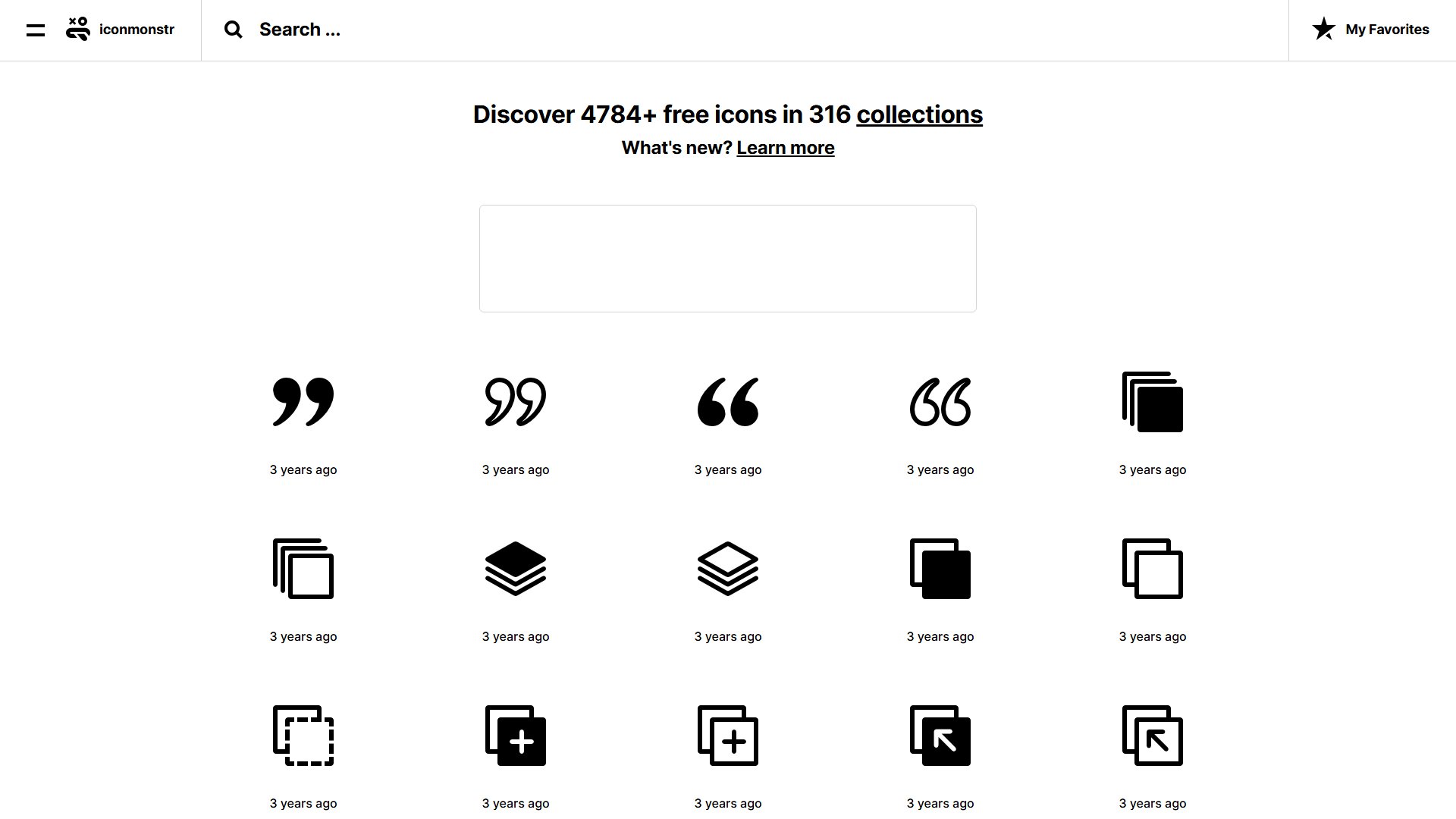 Iconmonstr – 4784+ 免费可商用极简图标合集
