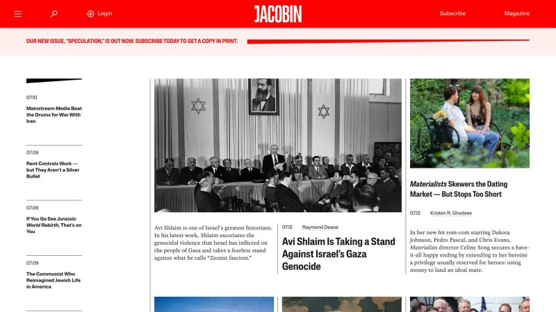 Jacobin - 社会主义视角下的政治经济评论杂志-超应用