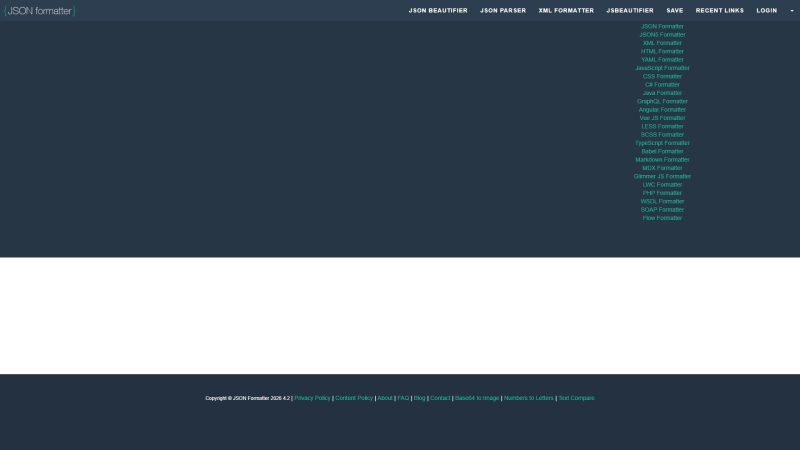 JSON Formatter – 在线 JSON 格式化与校验工具 - 超应用-超应用