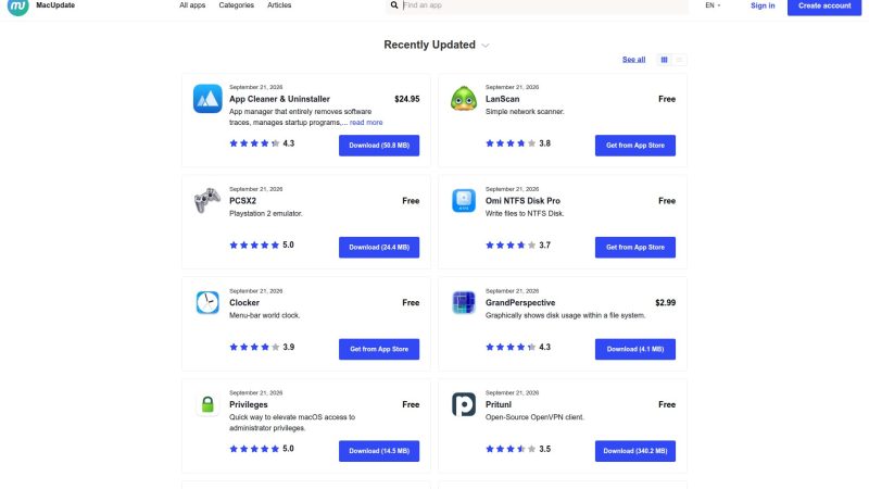 MacUpdate – 海量 Mac 应用下载索引与版本追踪社区 - 超应用-超应用