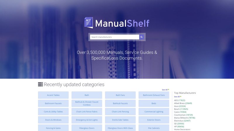 ManualShelf - 产品手册共享与管理平台-超应用