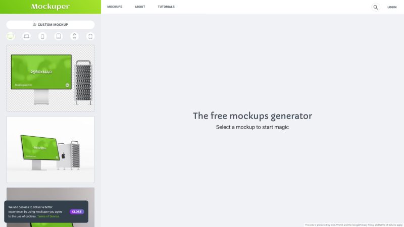 Mockuper - 免费在线生成设备展示效果图的工具-超应用