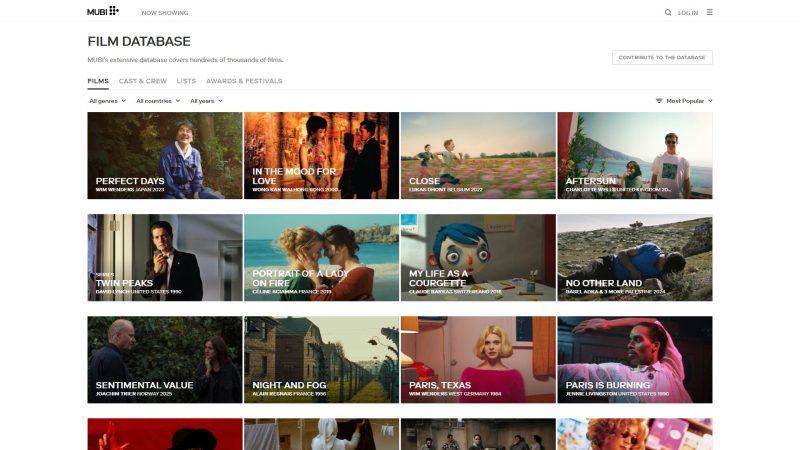 MUBI – 每日手工策展艺术电影的流媒体与影迷社区-超应用