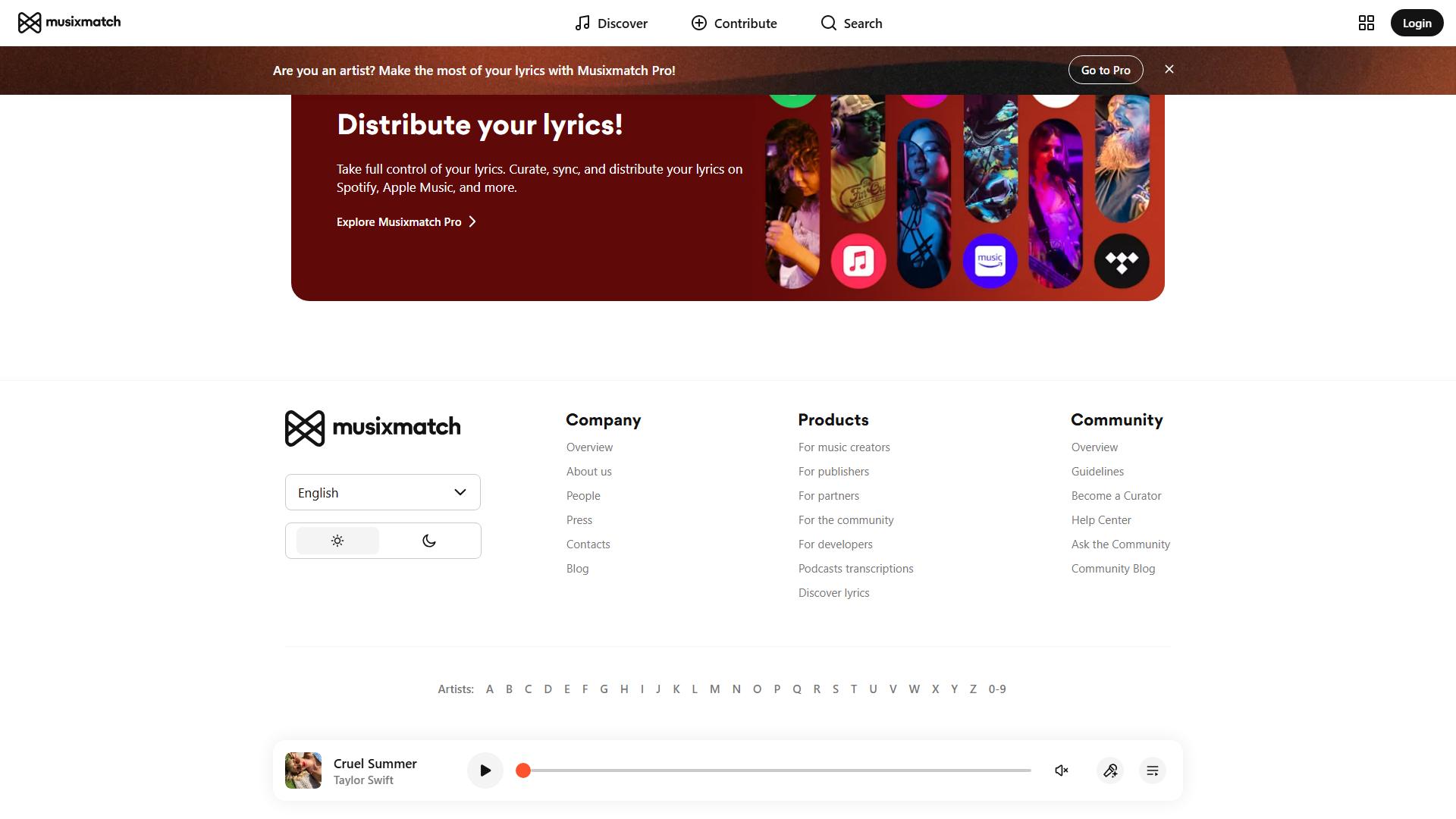 Musixmatch – 全球歌词库与多语种同步显示工具