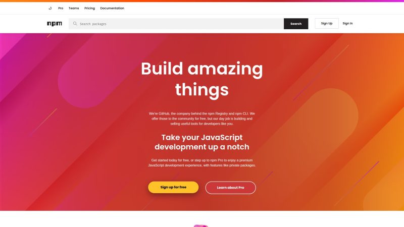 npm – JavaScript软件包注册与管理工具-超应用