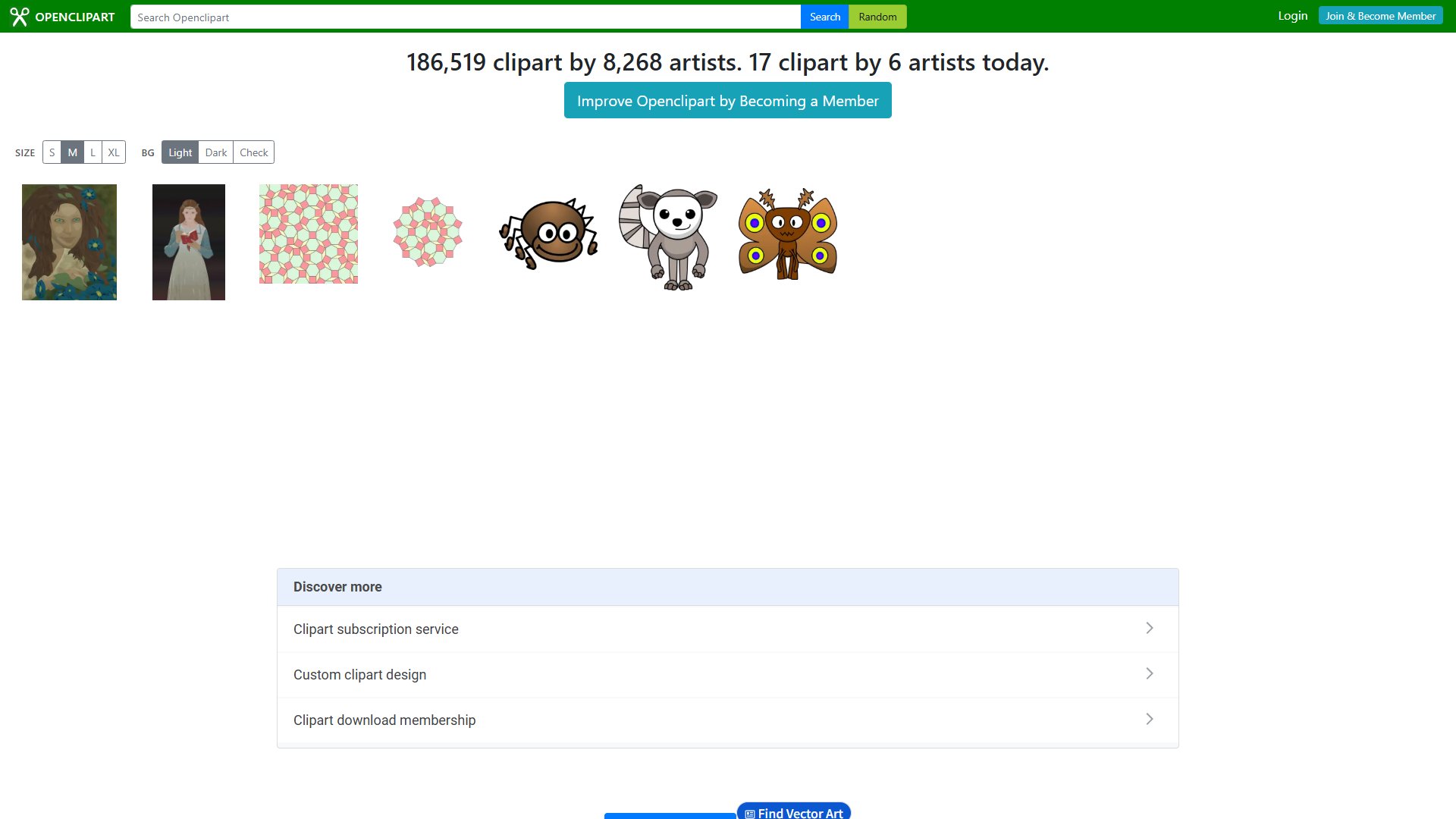 Openclipart – 公有领域 SVG 剪贴画库，下载免署名可商用