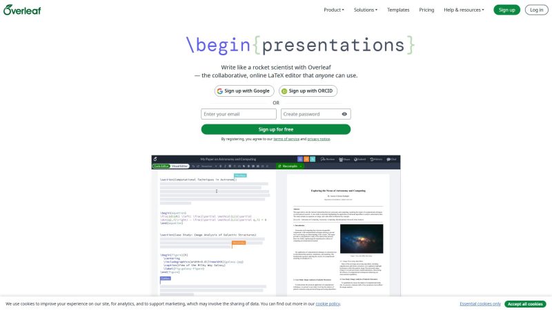 Overleaf – 科研协作 LaTeX 在线编辑工具 - 超应用-超应用