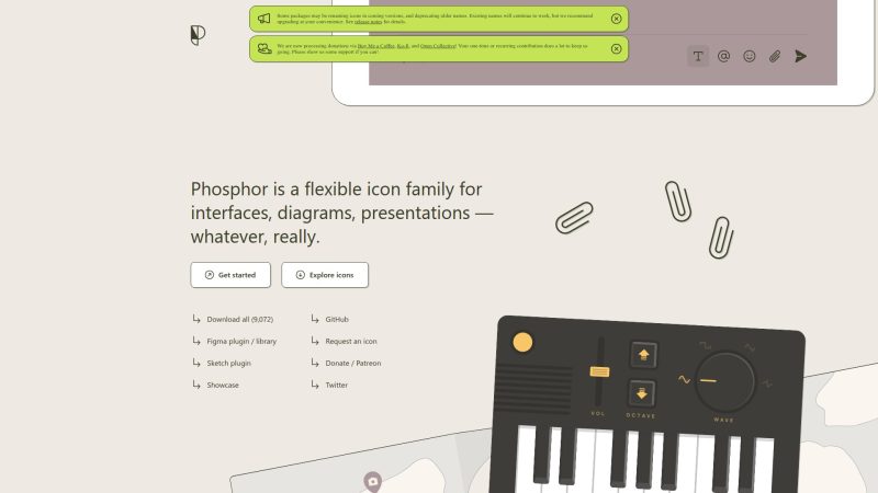 Phosphor Icons – 开源矢量图标库 - 超应用-超应用