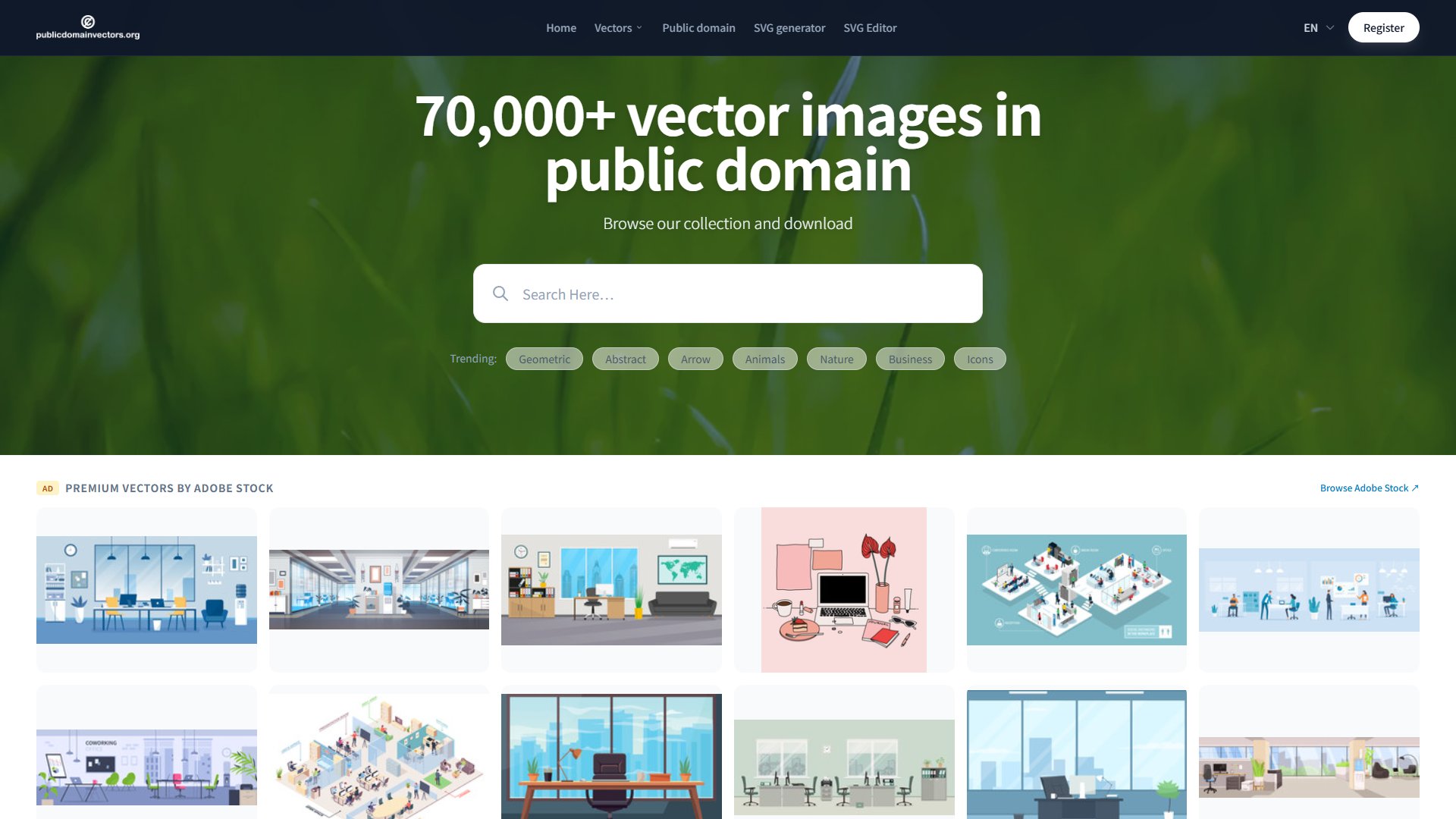 Public Domain Vectors – 免署名可商用的公共领域矢量素材库