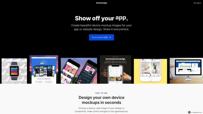 Shotsnapp - 轻松制作专业设备展示图的在线工具-超应用