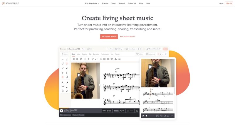 Soundslice - 交互式乐谱学习平台-超应用