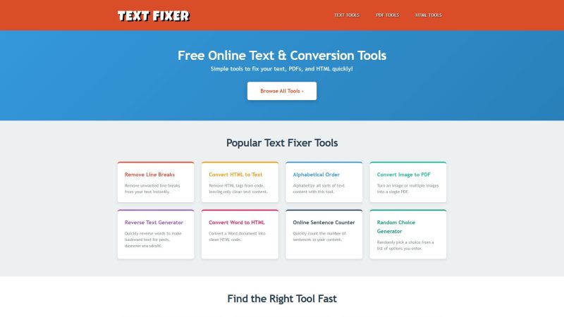 TextFixer – 免费在线文本处理与格式转换工具 - 超应用-超应用