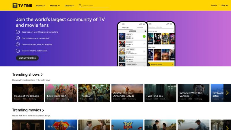 TV Time – 电视剧追剧记账与发现工具 - 超应用-超应用