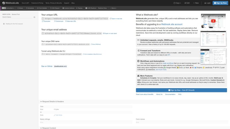 Webhook.site – Webhook调试与接口测试工具-超应用